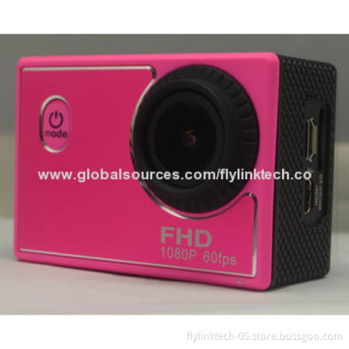 Full HD 1,080P 60fps Action Camera with 1.5-inch LCD Display, 170°, Viewing Angle